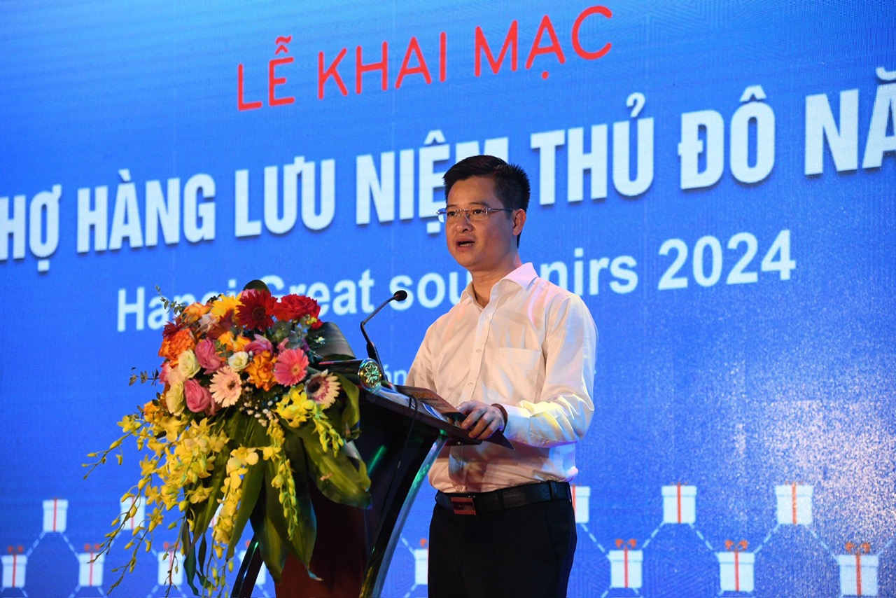 Phó Giám đốc Sở Công thương Hà Nội Nguyễn Thế Hiệp phát biểu